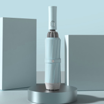 Umbrella female rain dual use automatic shrink large men folding retro double strong student simple parasol