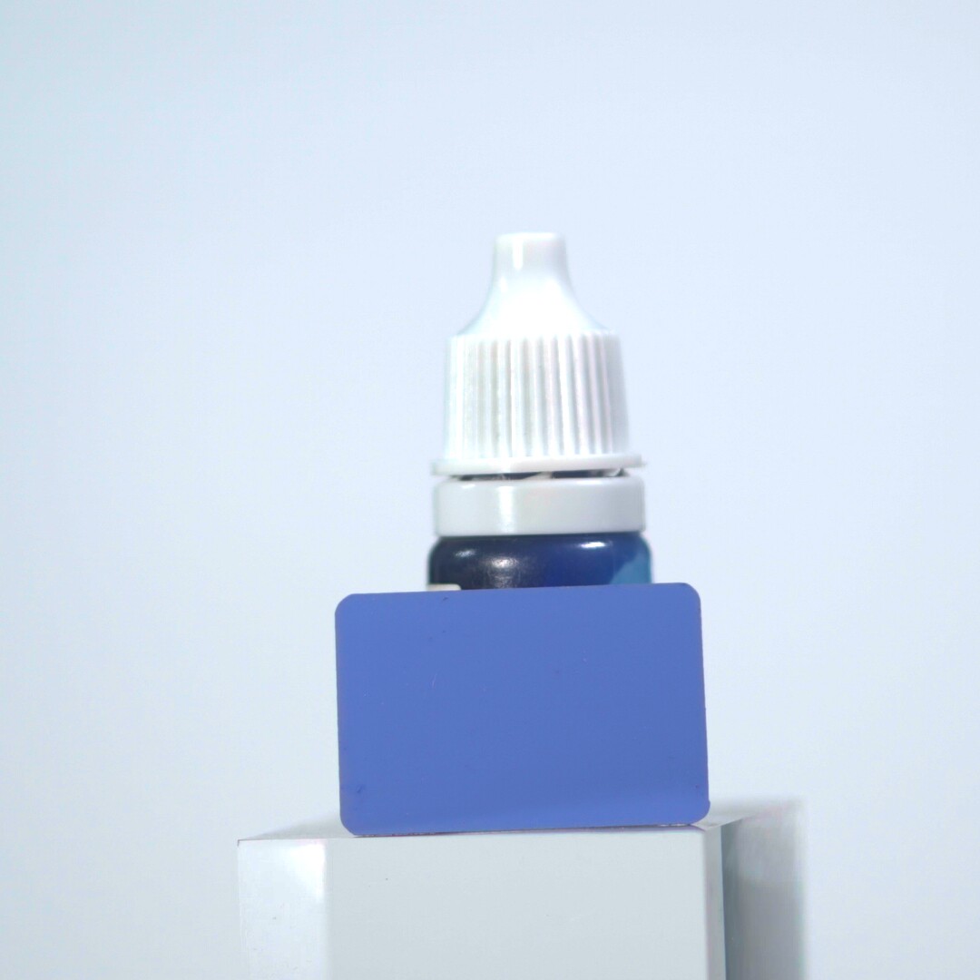 BT2086 hand painted matt blue purple SM Chief continental water-based paint