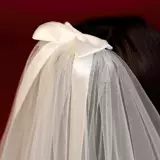 Белый короткий аксессуар для волос для невесты, французский стиль, простой и элегантный дизайн