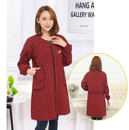 Модный хлопковый фартук, юбка, летний кардиган, лонгслив, длинный нагрудник