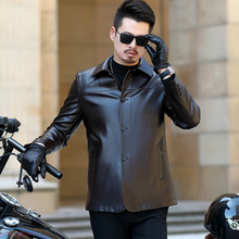 布度尼2020秋冬季新款翻领皮衣