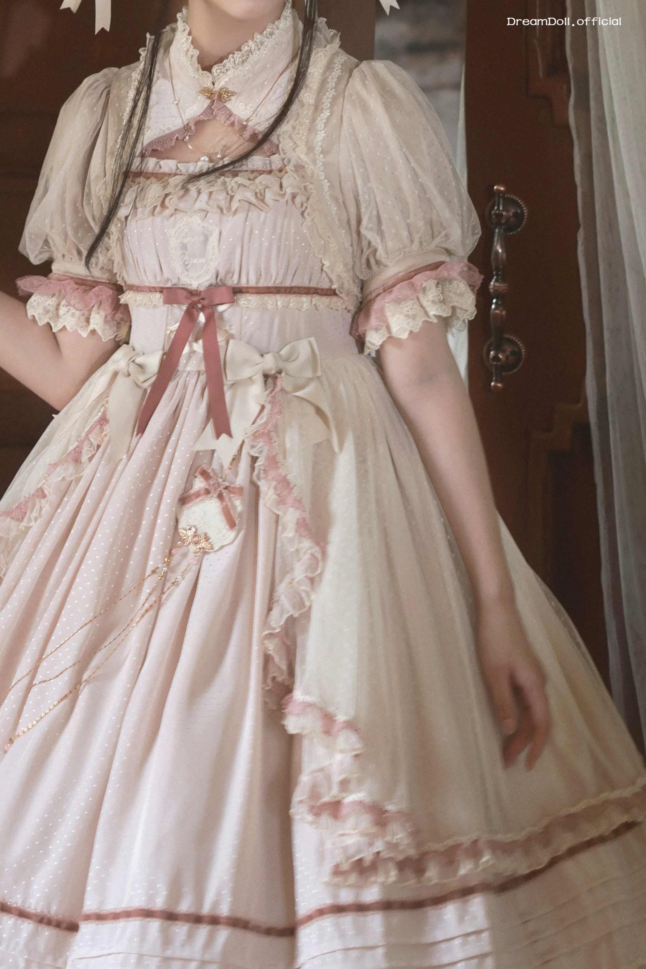 *Spot drops*Mihua Man Yunyun китайский ветер короткий рукав OP без рукавов JSK оригинальный дизайн Lolita