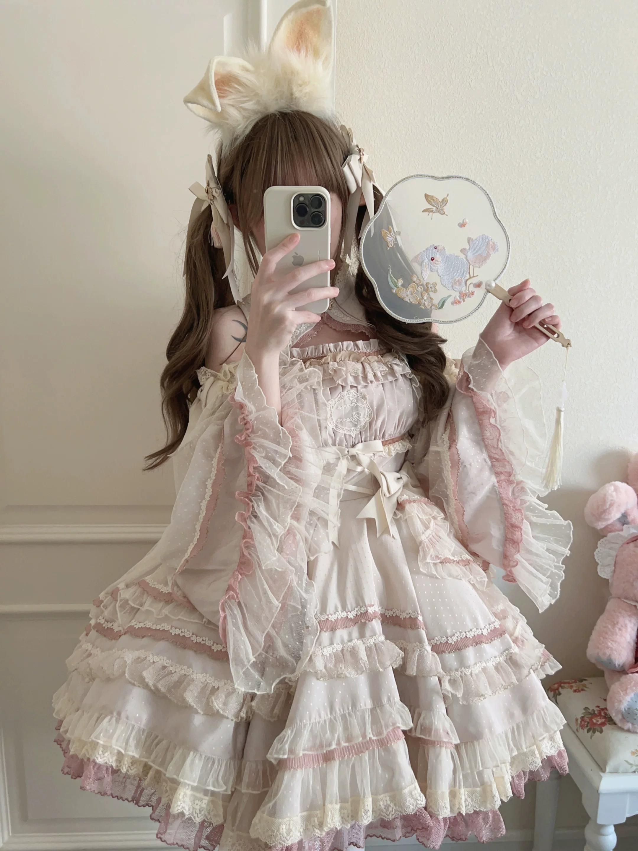 *Spot drops*Mihua Man Yunyun китайский ветер короткий рукав OP без рукавов JSK оригинальный дизайн Lolita