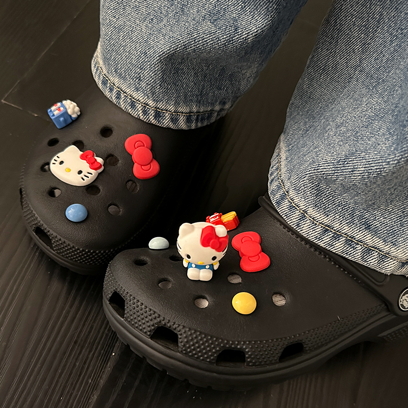 Suitable for Crocs Clogs Accessories, Cute Kitty Decorative Accessories, High-End Crocs Shoe Charms for Women