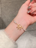 Защитный амулет, золотой браслет, серебро 925 пробы