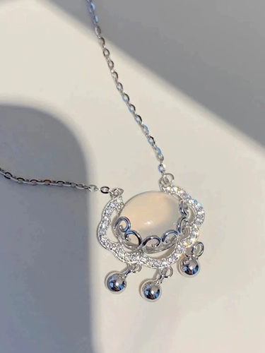 Детский сувенир, защитный амулет, детское ожерелье для новорожденных, подвеска, серебро 925 пробы