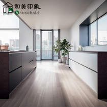 Meihei impression Whole cabinet customization Island platform open kitchen whole kitchen cabinet custom rock board