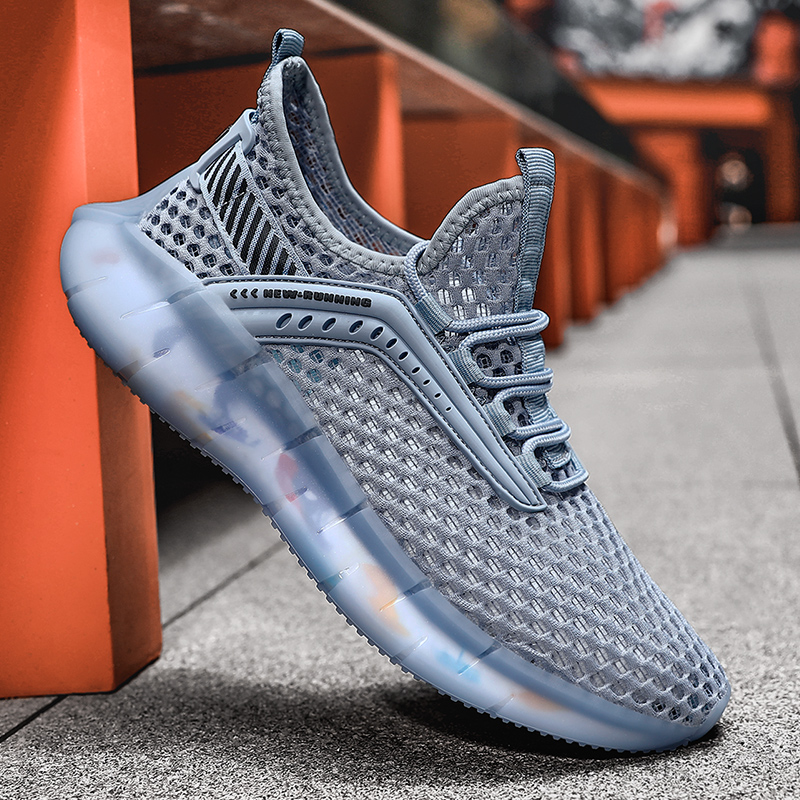 Deodorant Sandals Men's Outside Wearing Summer 2022 New Hollowed-out Dongle Men Light Web Shoes Baotou Beach Tide Shoes