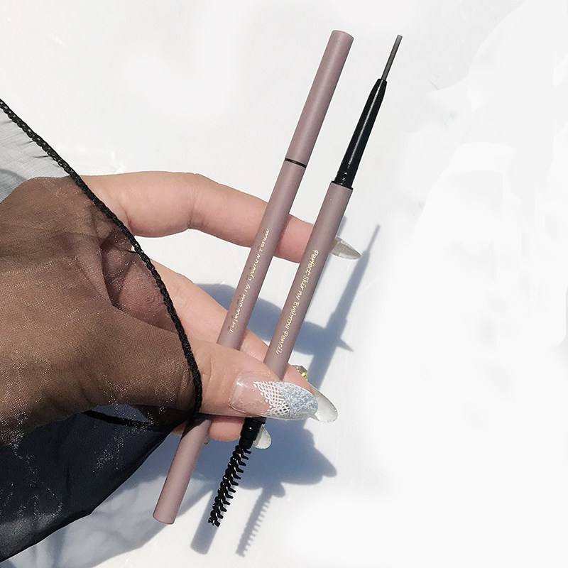 Han play double-headed eyebrow pencil Li Jiaqi recommended waterproof long-lasting does not fade Ultra-fine head very fine natural three-dimensional woman
