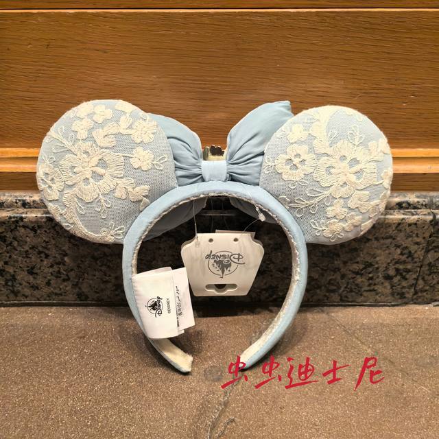 Shanghai Disney Domestic Purchasing Service Cinderella Cartoon Bowknot Hairband Headwear