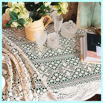 The shopkeeper pro-American country style pure cotton thread woven imitation crochet table cloth tea table cloth sofa towel