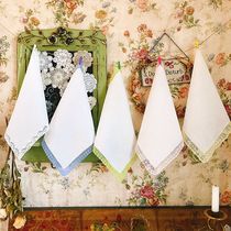 Girl heart European style retro-style cotton handmade crochet lace napkin handkerchief handkerchief placematte coaster