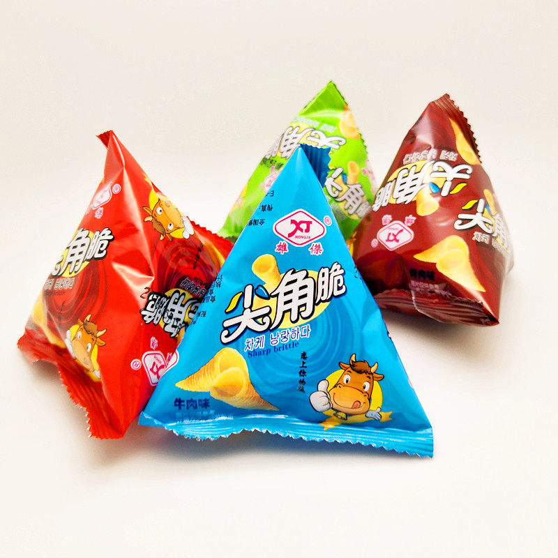 Long Xiongjie strong crisp small corner whole box 6 3 catties independent small packaging various flavors office leisure puffed zero food