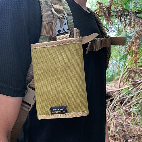 Тактический короткий бумажник, вместительный и большой картхолдер, нейлоновый кошелек