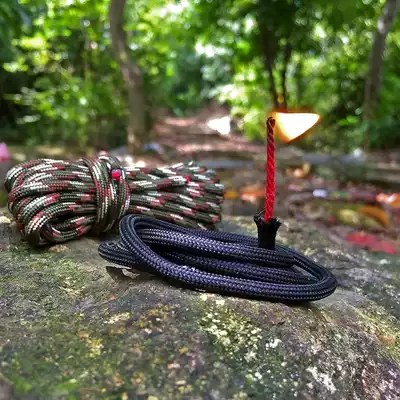 Wild fire umbrella rope seven core with fire thread multi-function survival rope Bushcraft waterproof fire rope fire