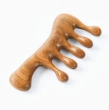 按摩器手持式拿木头保健工具疏通经络刷子头疗拨经棒头部脖子淋巴