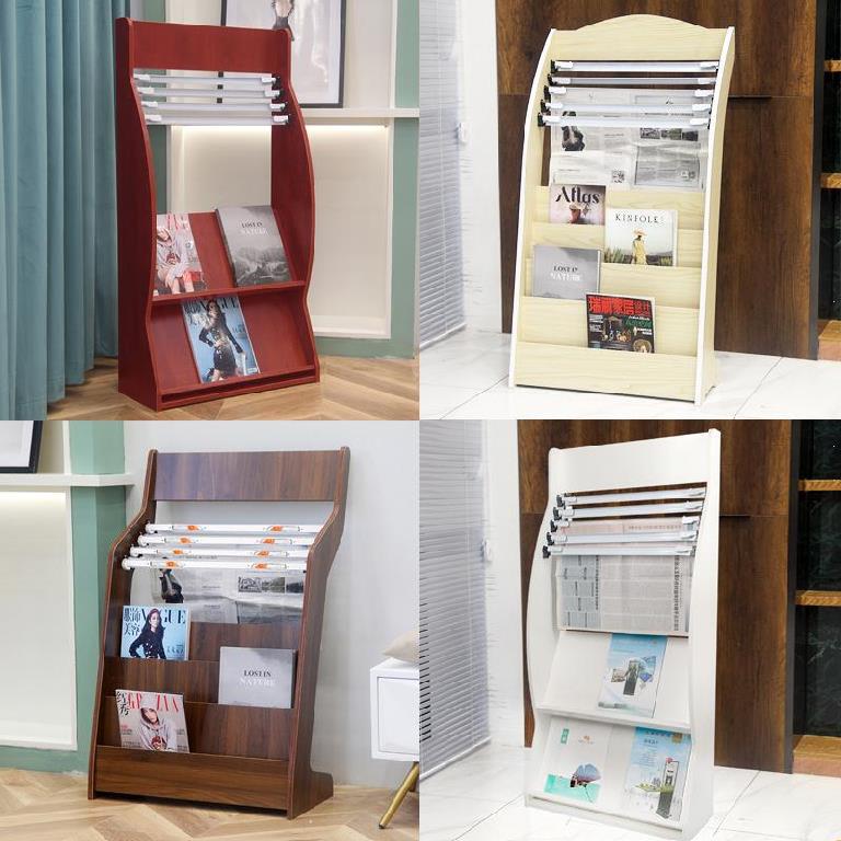 Reading Shelf Company Coffee Shop Newspaper Shelf Newspaper Shelf Press Shelf Office of the Colorful Page Sample House Display Center Hotel Shop