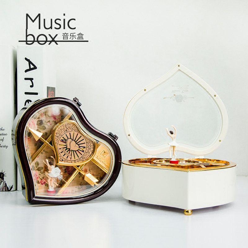 Eurostyle Clockwork Music Box Girls Creative Ballet Girls Spin Octaphonic Boxes Girlfriends Children Birthday Presents