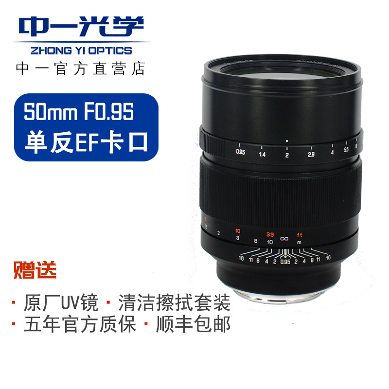 Middle Optics 50mm f0 95 Large Aperture Full Frame Fixed Focal LLLLs for Canon EF