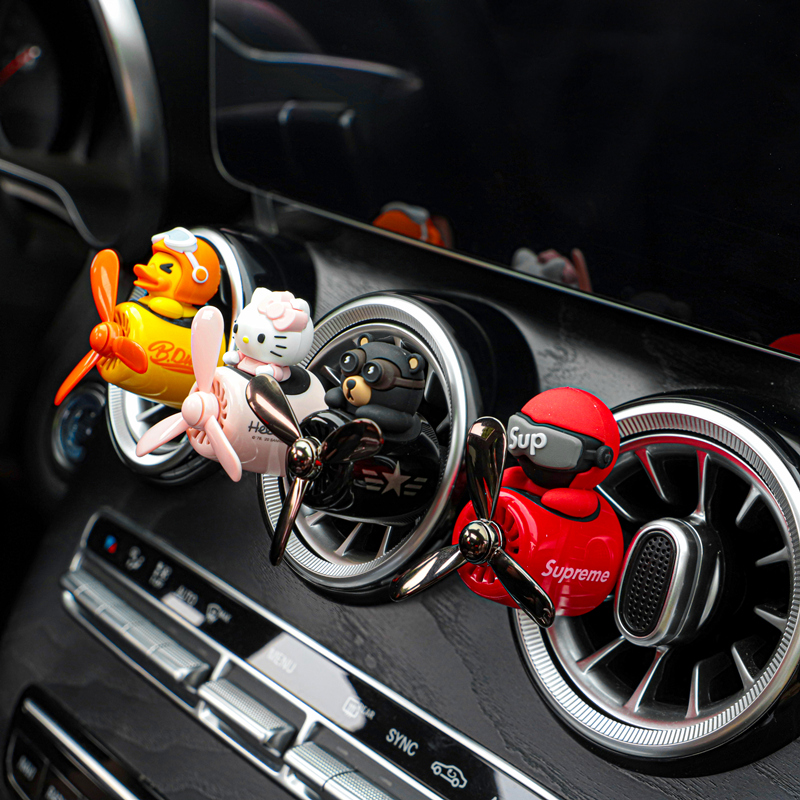 Small fan car fragrance supHello bear perfume original replacement fragrance to supplement car fragrance