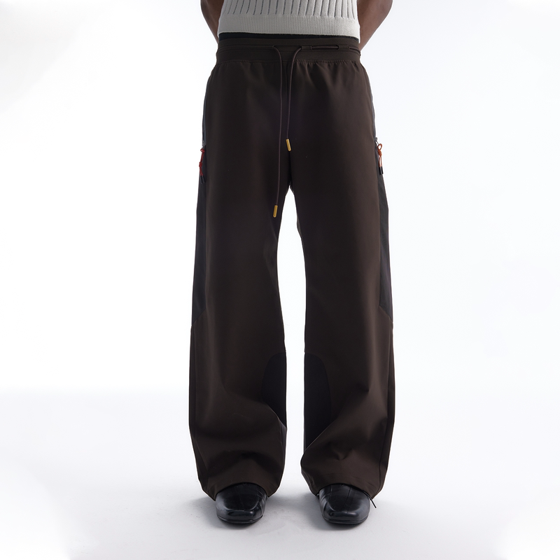 Bevan up | Mocha Brown High Breathability Ammonia-Free Waterproof Patchwork Color-Blocking Tailored Casual Nylon Sun Protection Pants Bevan up | Mocha Brown High Breathability Ammonia-Free Waterproof Patchwork Color-Blocking Tailored Casual Nylon Sun Protection Pants