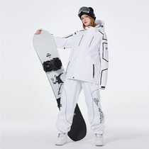 Speedpanda ski clothing suit for men and women windproof glued waterproof single-board and double-board warm professional ski clothing and pants