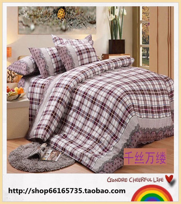 Sinh viên ký túc xá quilt cover mảnh duy nhất giả cotton cotton giường đơn quilt đơn bìa quilt cover 1.5 1.8 2 m giường