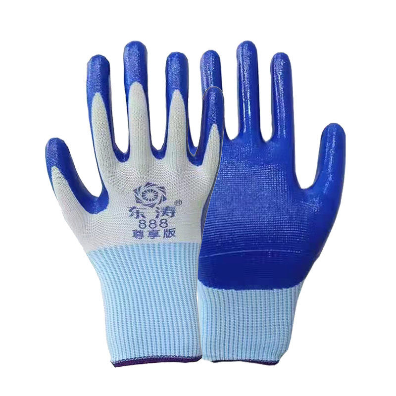 Dongtao 888 Landing Qing nylon food-grade latex thickened wear-resistant non-slip and oil-resistant general outdoor protective gloves
