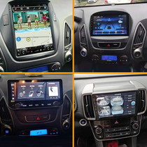 Suitable for Hyundai IX35 large screen vertical screen Android navigation reversing image recorder 360-degree panoramic all-in-one