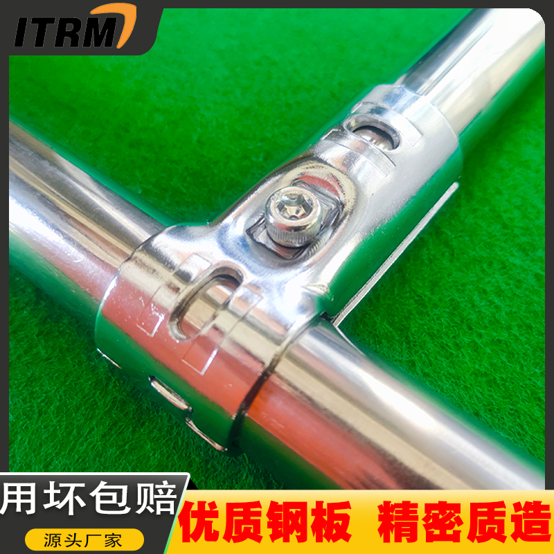 25mm galvanized pipe steel pipe steel pipe aluminium alloy pipe connector fastener round pipe joint iron pipe two-way tee fitting