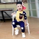 Quần áo bé trai mùa thu bé trai cotton dài tay 0-1 phù hợp với bé 2 đến 3 tuổi và quần áo trẻ em 4 tuổi