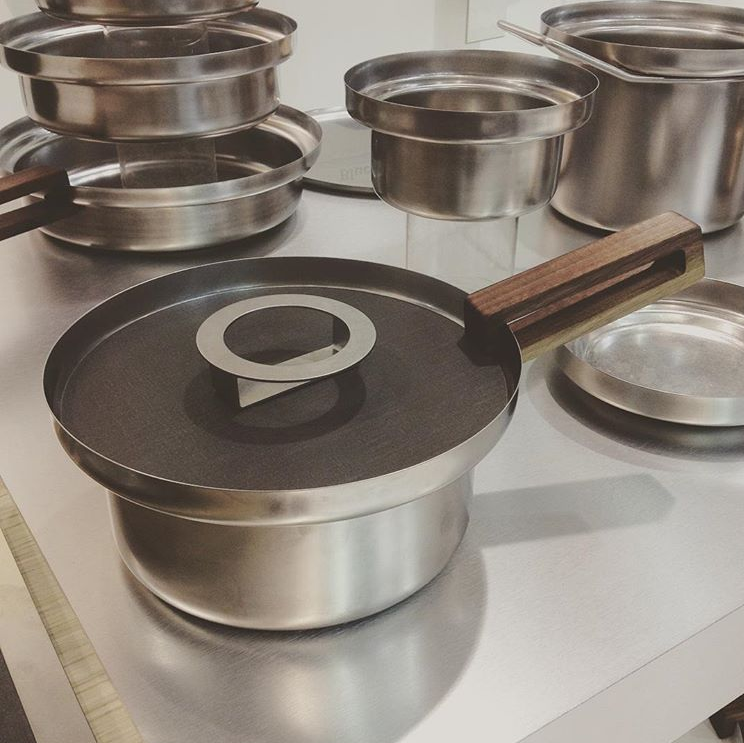 Italian knindustrie multi-layer stainless steel uncoated cooking pot Stew pot flower pot pot