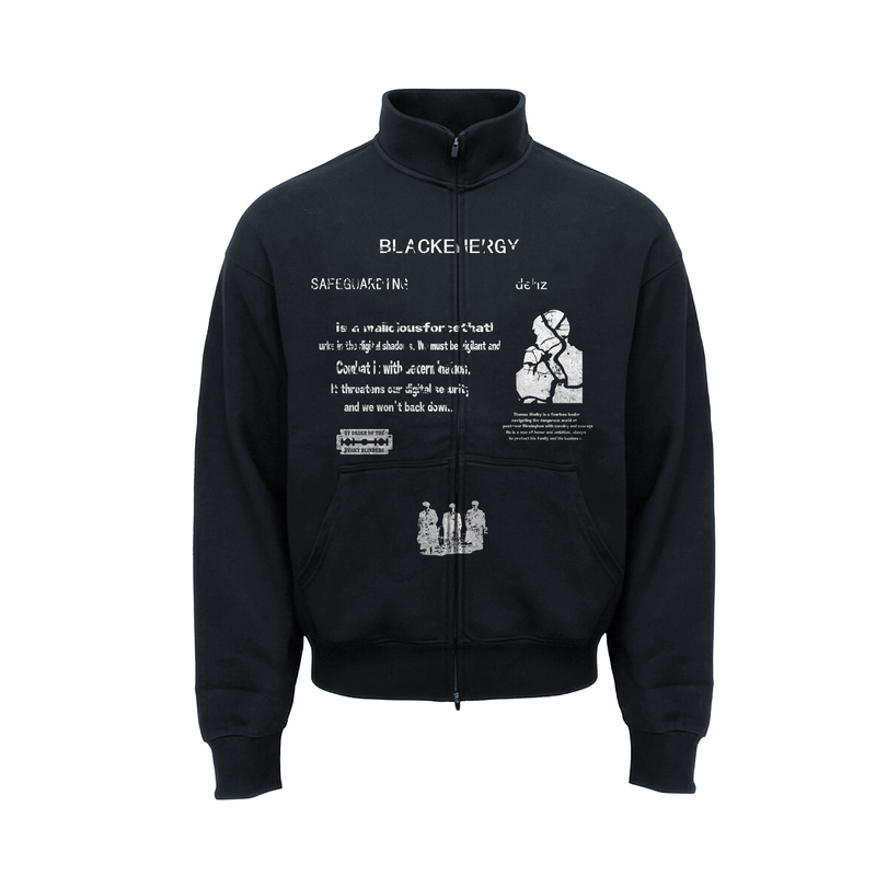 Dehzss26 Gray Alley Sher Cleanfit Short American Retro Direct-Print Cardigan Sweatshirt Men's Casual Top