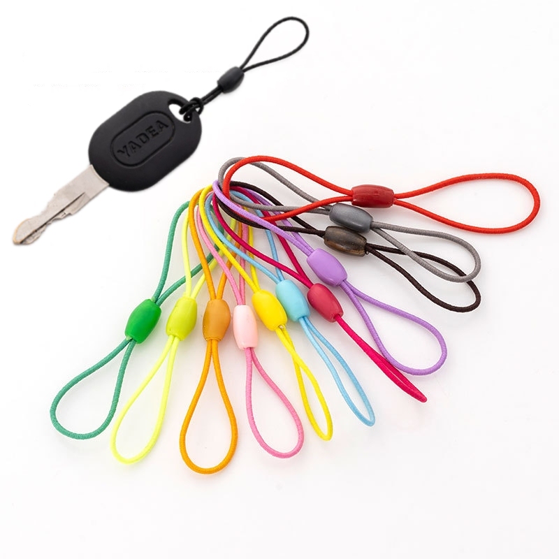 8-Shaped Elastic Cord Gym Membership Card Bus Card Access Card Elastic Cord Lanyard Key Chain USB Flash Drive DIY Lanyard