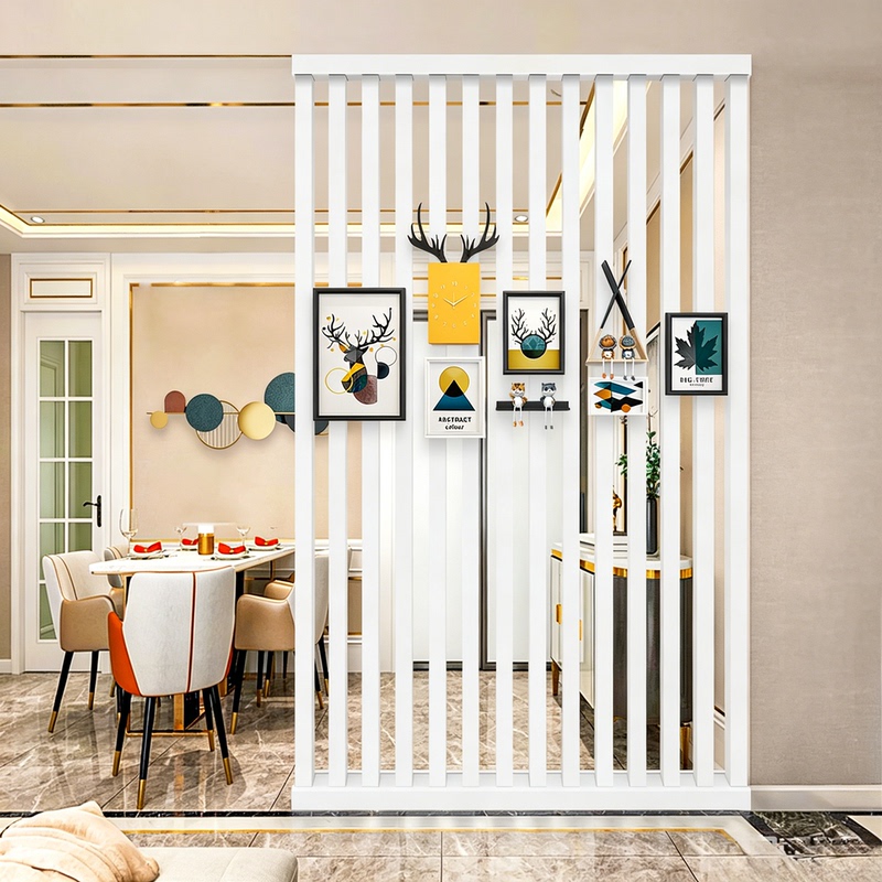 Nordic Solid Wood Partition Screen, Modern Minimalist Creative Living Room Decoration, Light Luxury Grille Vertical Strip Entrance Hall Column Nordic Solid Wood Partition Screen, Modern Minimalist Creative Living Room Decoration, Light Luxury Grille Vertical Strip Entrance Hall Column