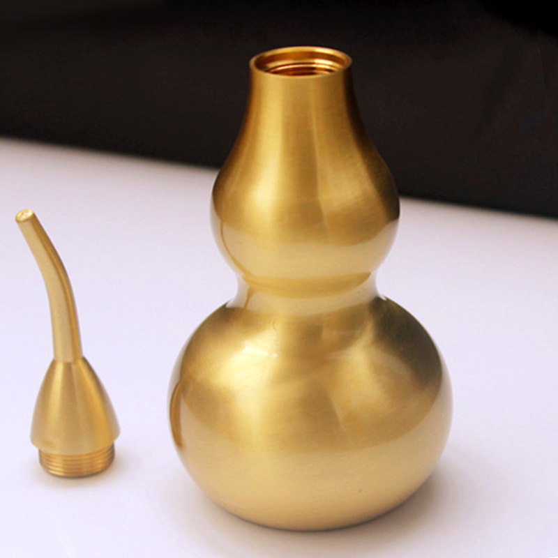 Large number of copper hyacinth pendulum pieces pure copper storage tank medicine jars house of decoration goods Living room Xuanguan Gift Handicraft Pendulum-Taobao