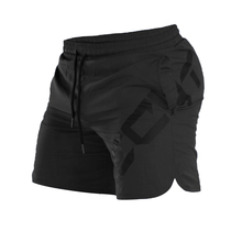 Muscle boy quick-drying elastic five-point pants summer thin sports fitness shorts mens running training quick-drying pants