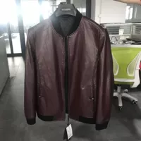 Yalu 19 năm xuân hè mới quần áo da nam microfiber nhập khẩu 1806 - Quần áo lông thú ao ret mua dong cho nam