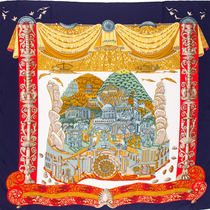 (Goose Baoshan Trading Co. Ltd.) Japan Hermes Hermes Vintage Middle Ancient Silk Scarf
