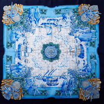 (Goose Baoshan Trading Co. Ltd.) Japan Hermes Hermes Vintage Middle Ancient Silk Scarf