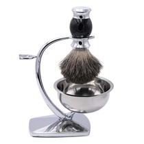 LIVEBEN German household razor holder Shaving brush holder pure badger hair foam brush holder