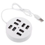 8 trì hoãn Tám trung tâm hình tròn HUB USB2.0 usb máy tính chuyển đổi mở rộng với một đĩa cứng 1T - USB Aaccessories