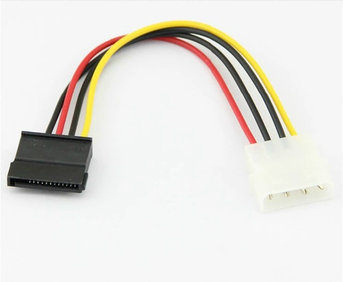 Шнур питания SATA от 4p до 15p Кабель для подключения кабеля обработки данных 4PIN Ротор оптический привод/шнур с жестким диском