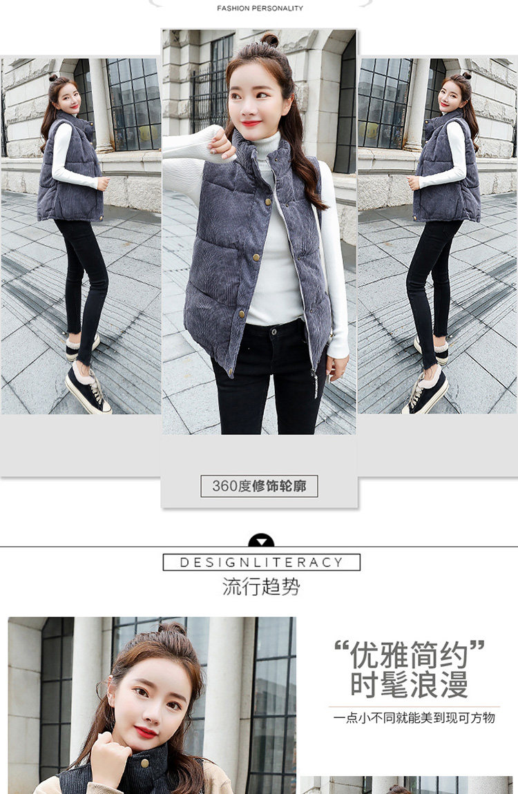 Débardeur hiver femme en Coton - Ref 3176036 Image 8