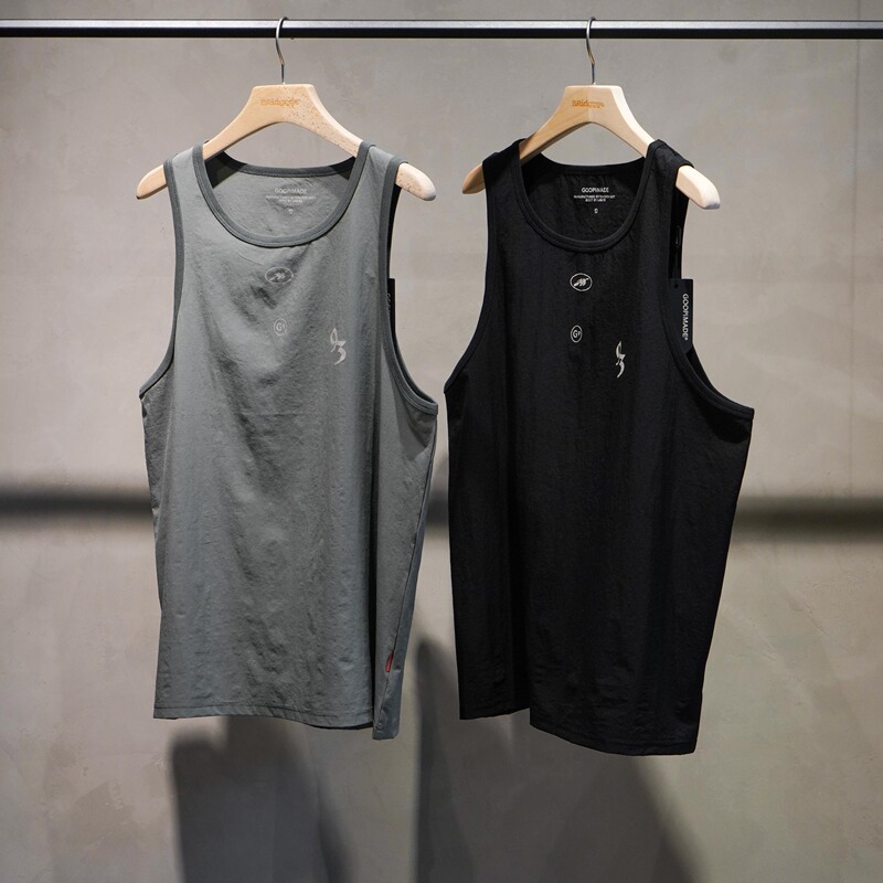Bridggge in Stock Goopimade 26Ss Lightweight, Elastic, Quick-Drying Racing Print Sleeveless Vest Bridggge in Stock Goopimade 26Ss Lightweight, Elastic, Quick-Drying Racing Print Sleeveless Vest