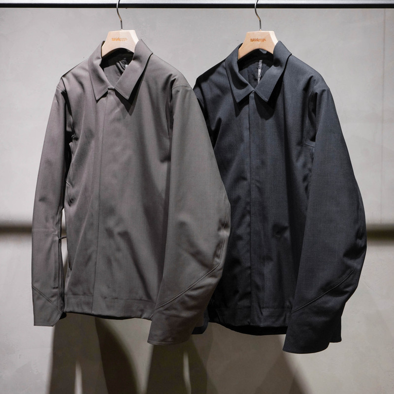 Bridggge In-Stock Arcteryx Veilance Lerus Technical Waterproof Wool-Blend Cotton Jacket