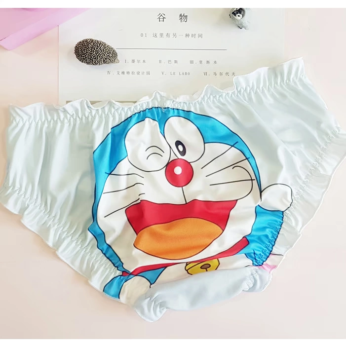 8.18 Summer New Tinkerbell Nhật Bản Dễ thương Kawaii Girl Quần lót Bánh mì Thấp Lửng Quần lót Lucky Cat - Nam giới