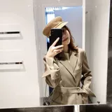 Осенний ретро длинный пиджак классического кроя, коллекция 2021, в западном стиле, в британском стиле, свободный крой, средней длины