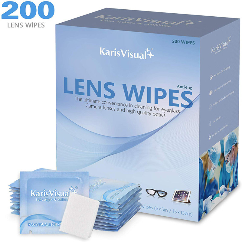 Kerry view anti-fog glasses cloth glasses paper disposable speed dry cleaning paper lens paper 3D screen wet wipes