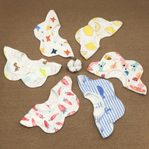 Baby bib newborn baby cotton waterproof 360 degrees rotatable petal towel bib anti-spit milk bib
